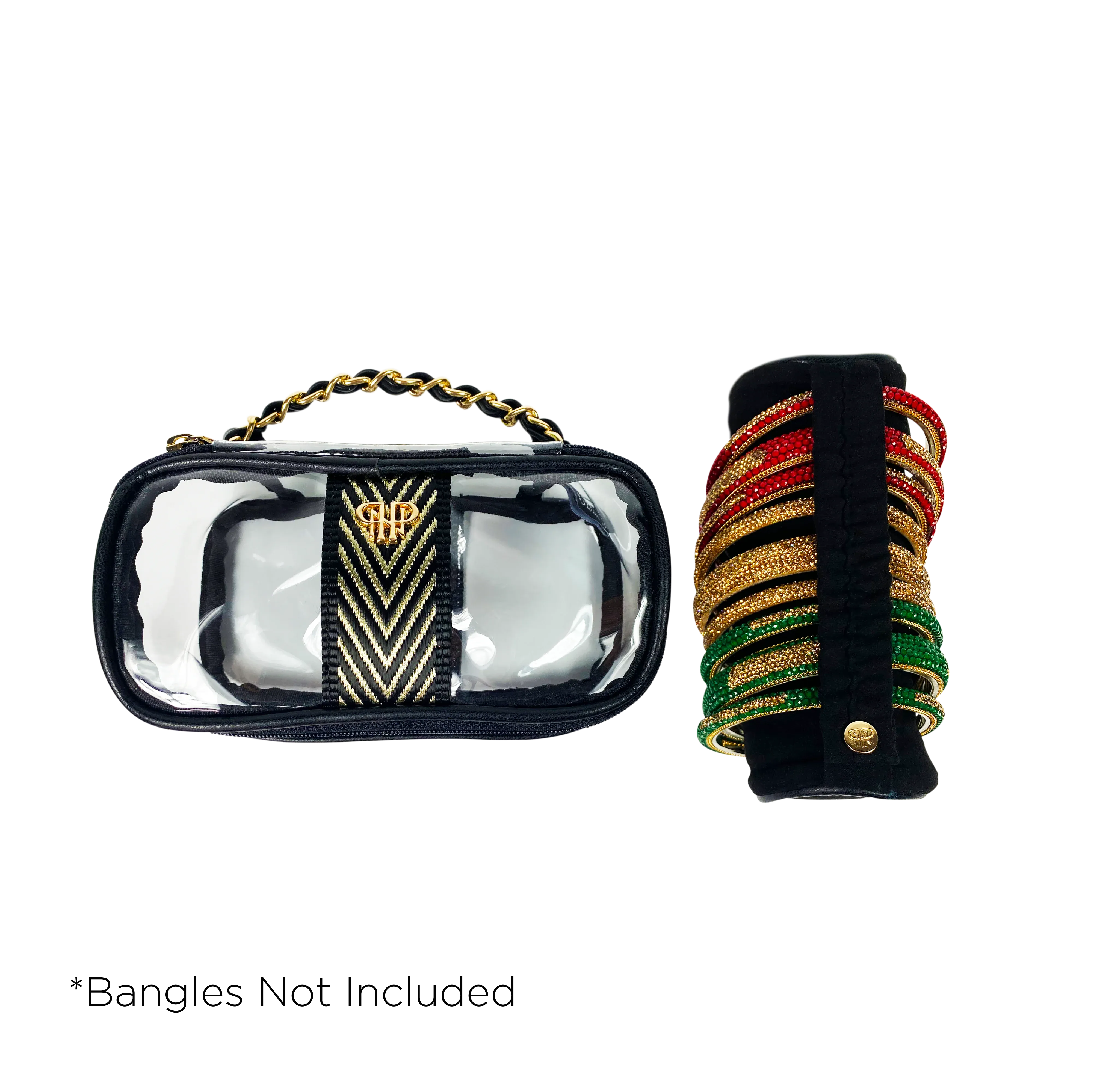 Bangle Bar - Gold Chevron