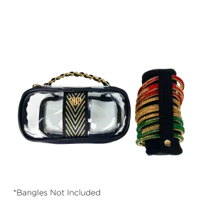 Bangle Bar - Gold Chevron