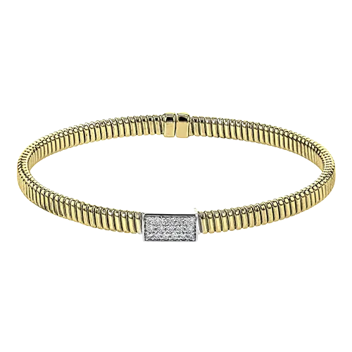 Bangle in 18k Gold with Diamonds