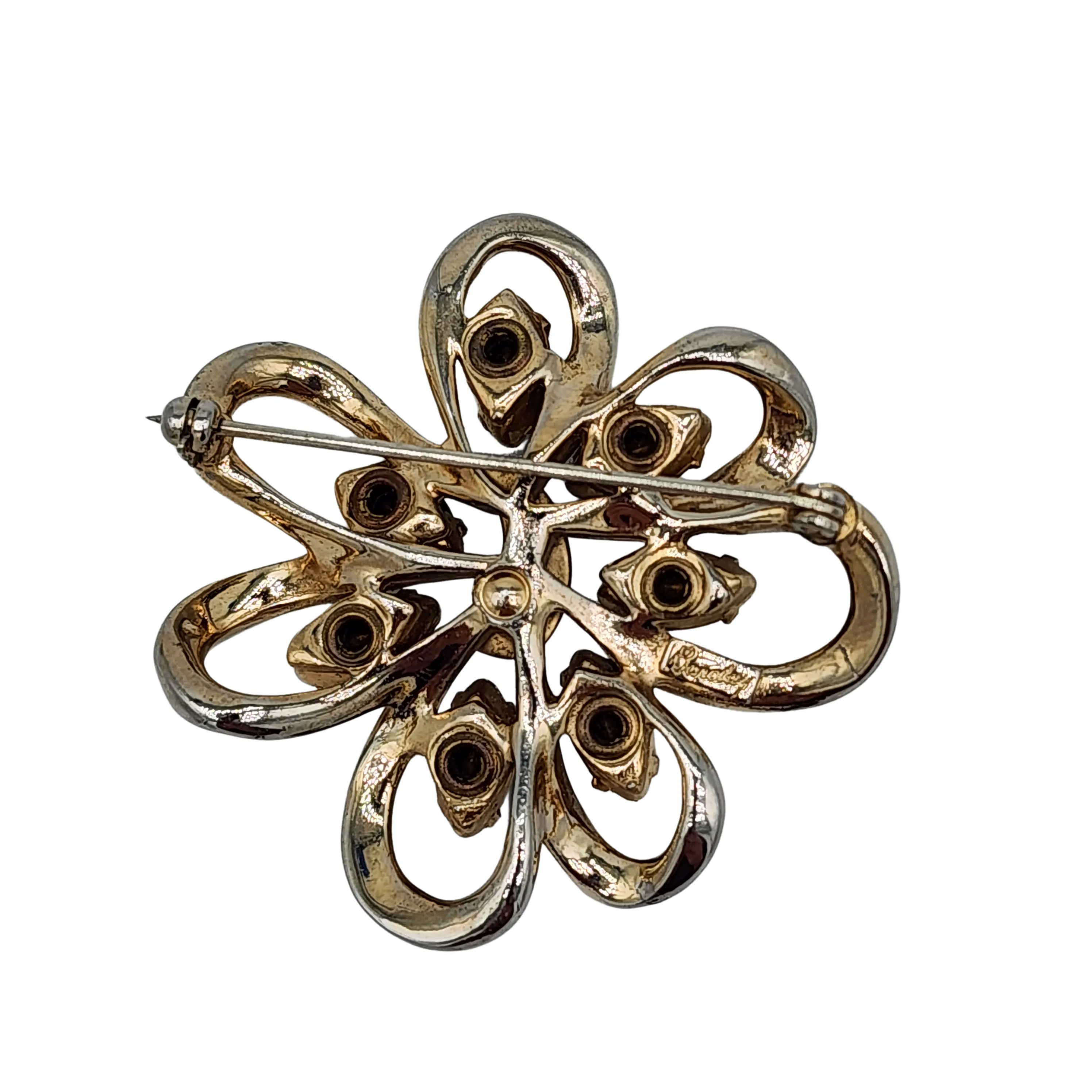 Barclay Vintage Rhinestone Brooch Circa 1955
