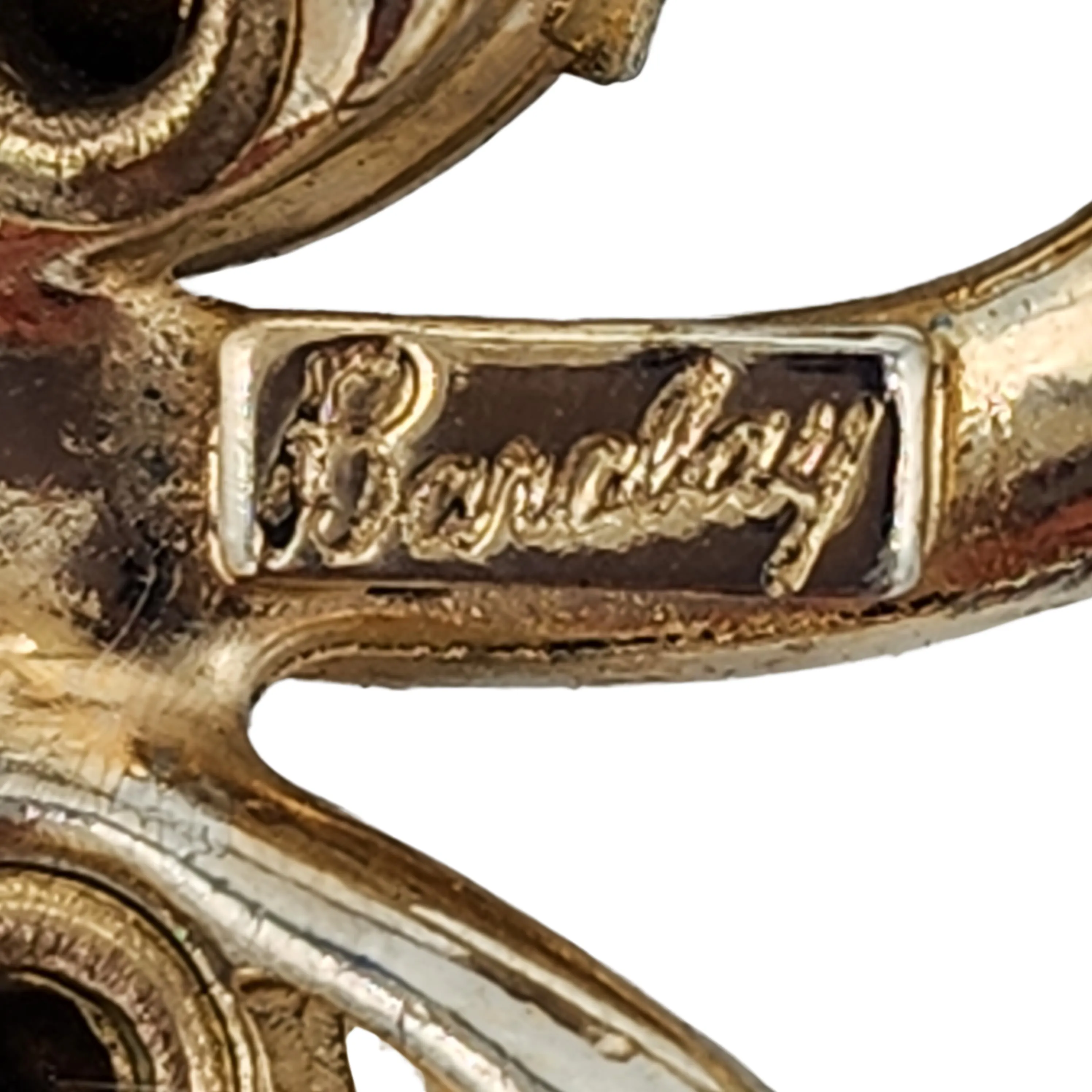 Barclay Vintage Rhinestone Brooch Circa 1955