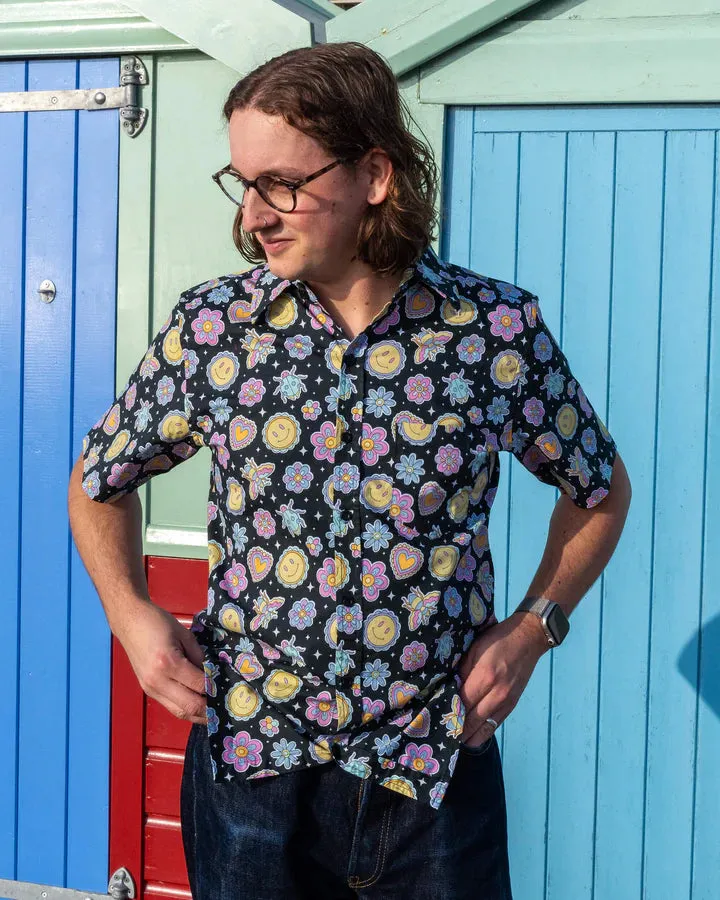 Bee Happy Short Sleeve Shirt
