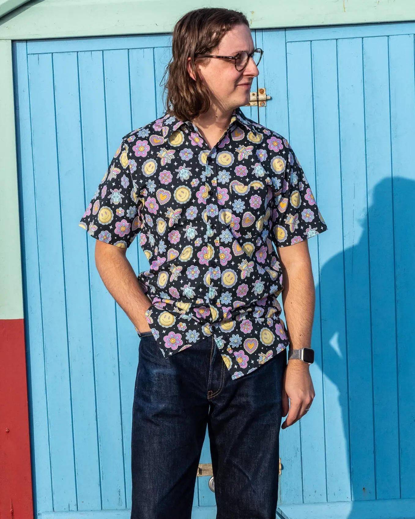 Bee Happy Short Sleeve Shirt