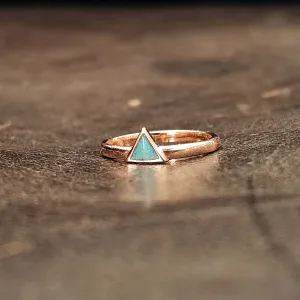 Bermuda  - Crushed Turquoise Womens Ring