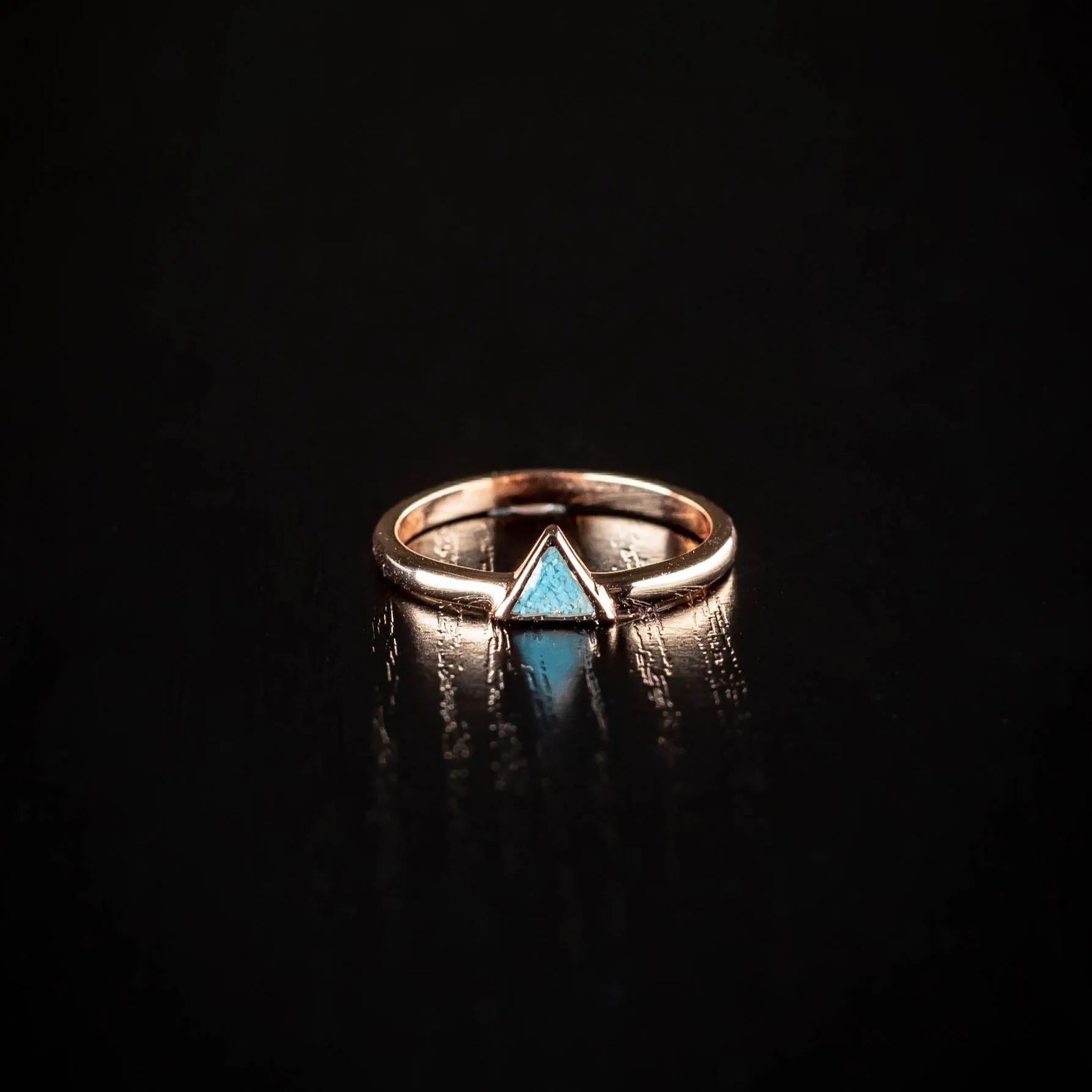 Bermuda  - Crushed Turquoise Womens Ring