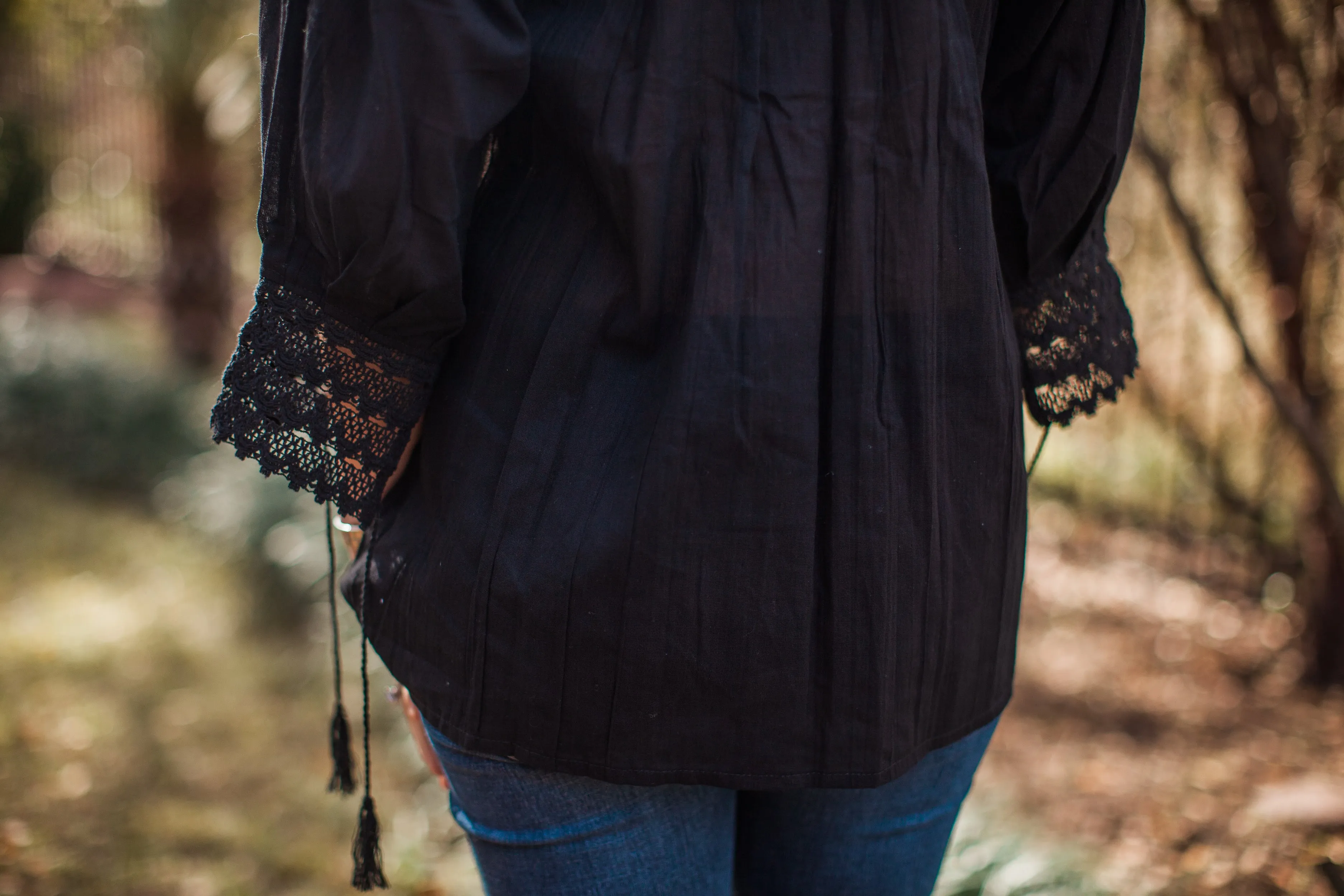 Black and Blue Franco Blouse