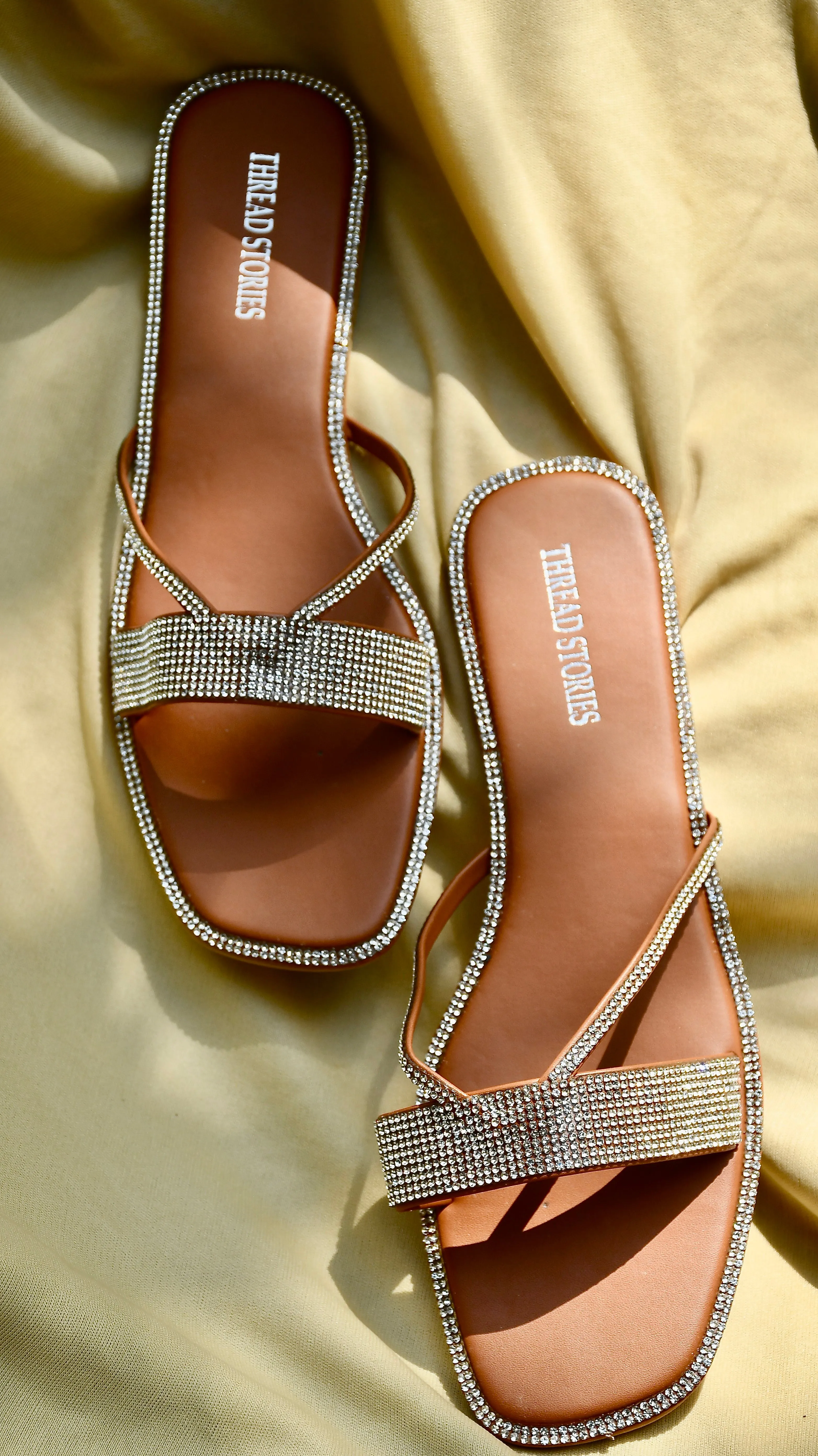 Bling Slip On: Tan