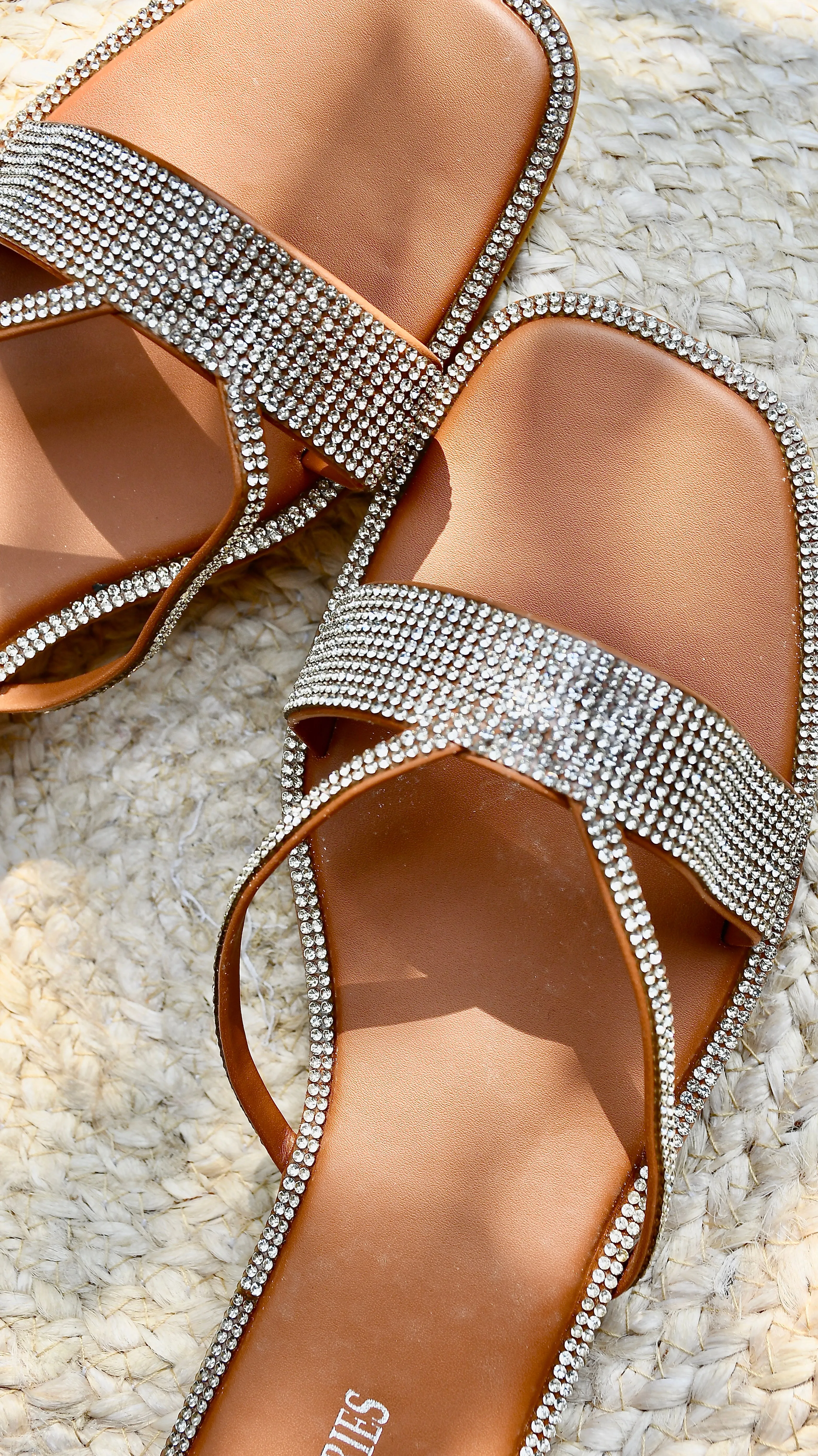 Bling Slip On: Tan