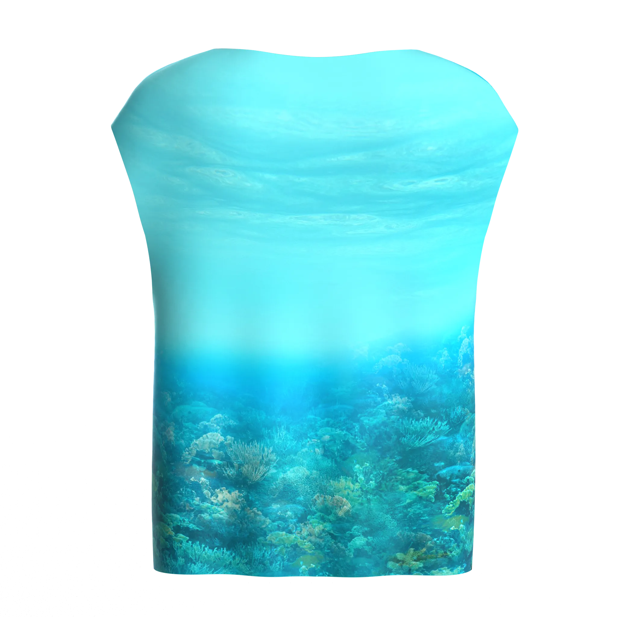 Boat Neck Corals Blouse