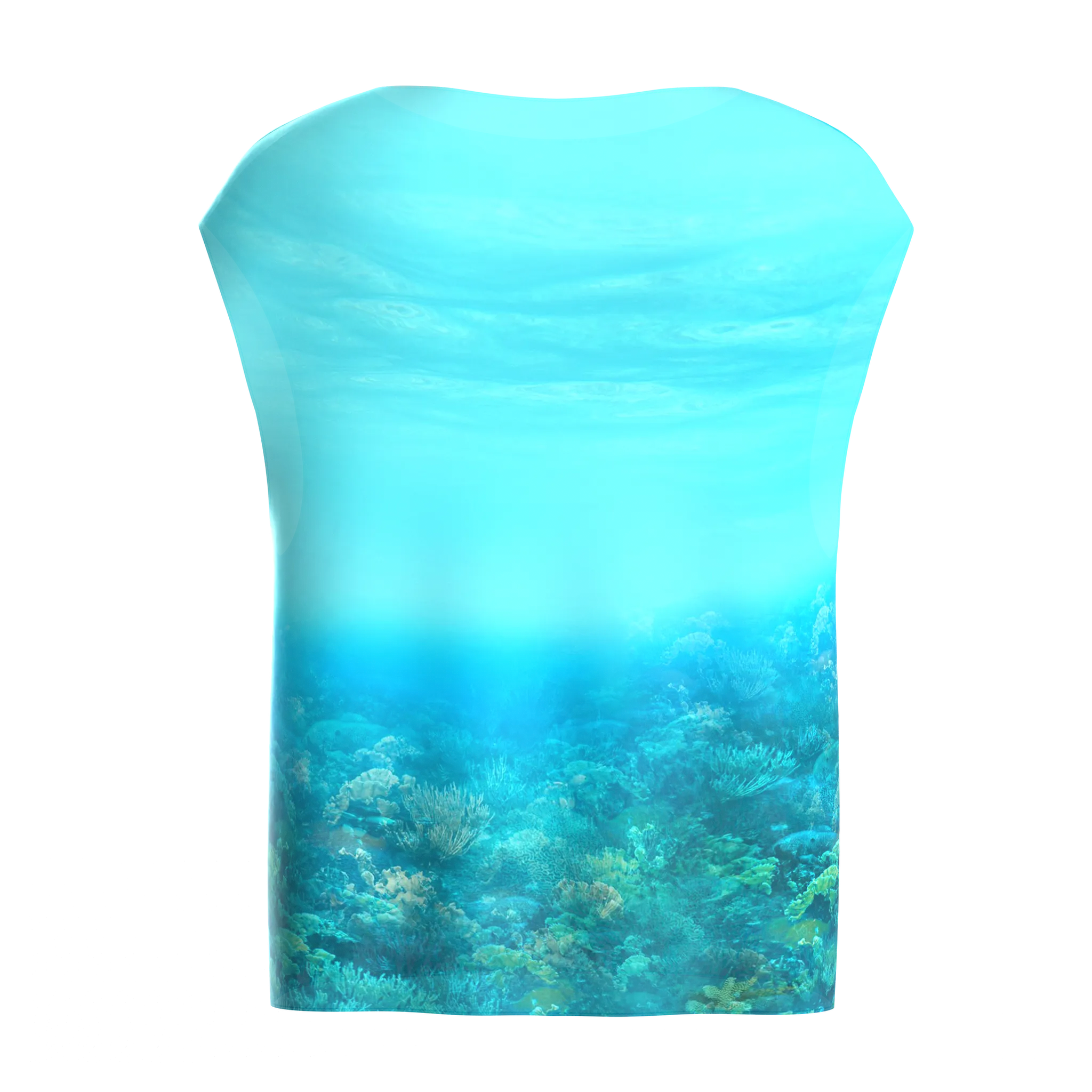 Boat Neck Corals Blouse