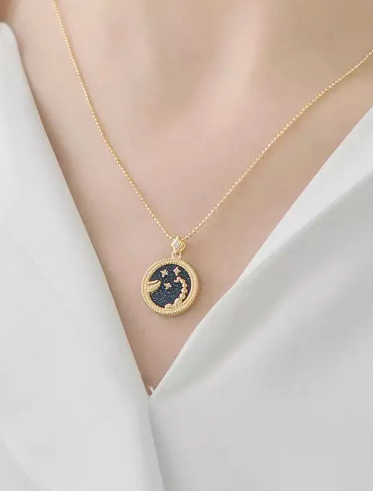 Boho & Mala Aries Horoscope Gold Necklace (Ram): March 21–April 19 APN1000