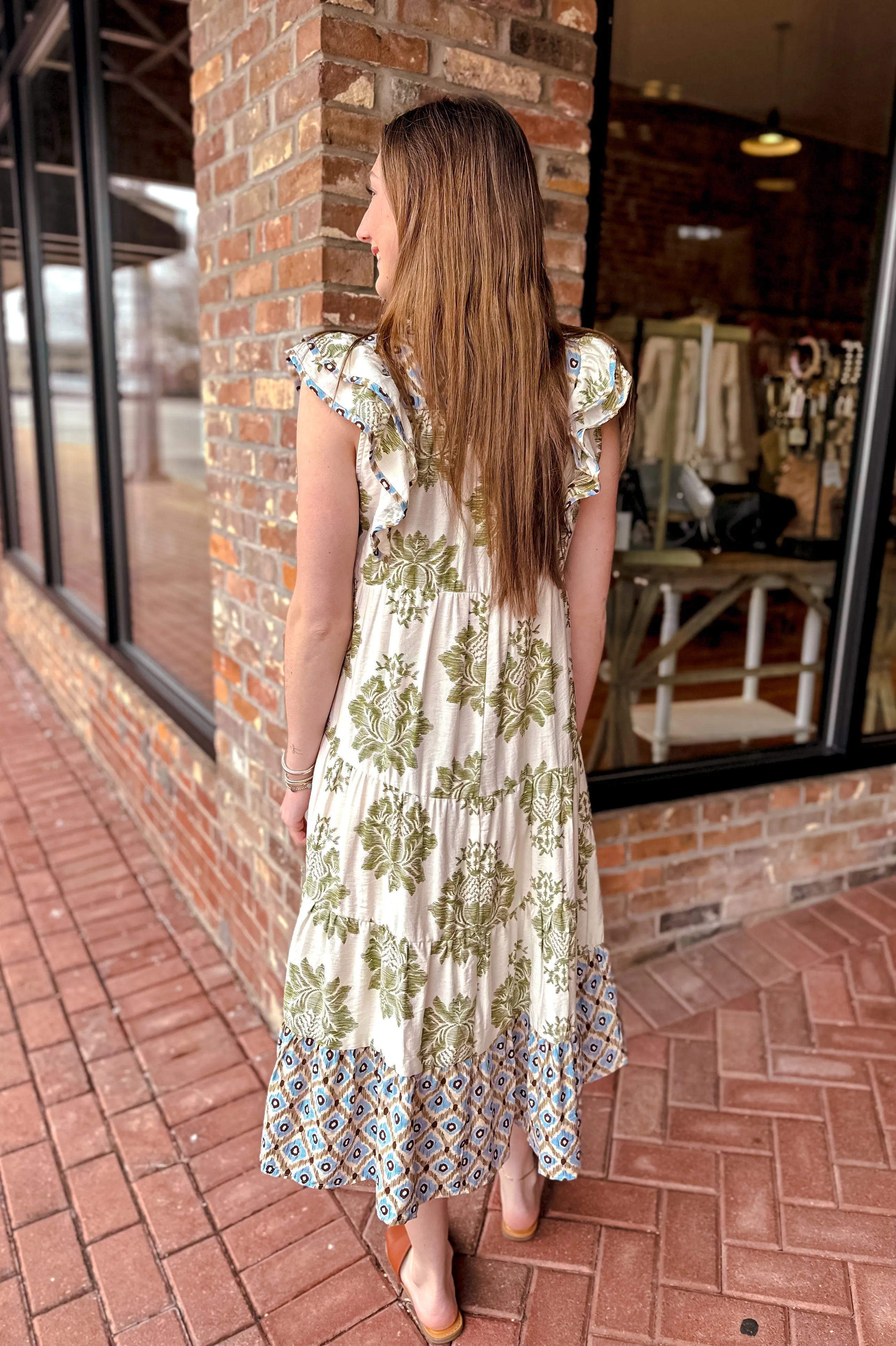 Boho Charm Midi Dress