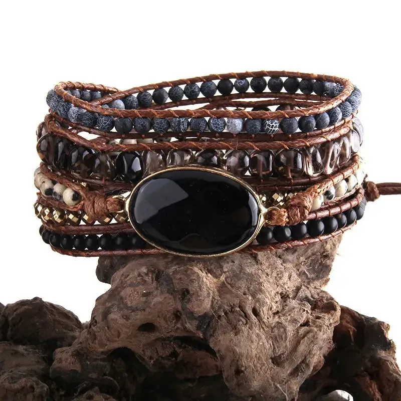 Boho Crystal Bracelet Set