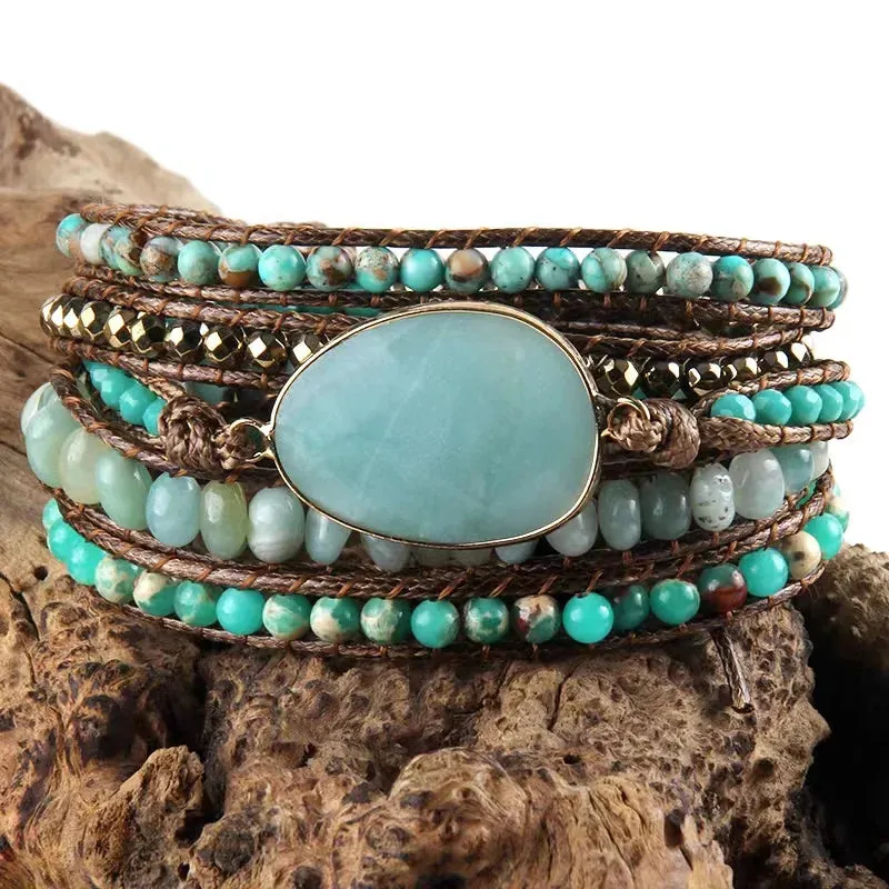 Boho Crystal Bracelet Set