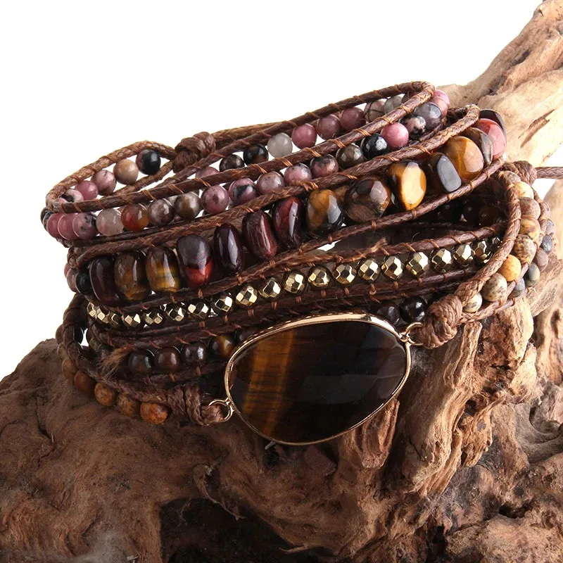 Boho Crystal Bracelet Set