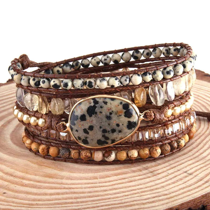 Boho Crystal Bracelet Set