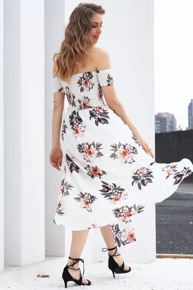 Boho Off Shoulder Summer Dress