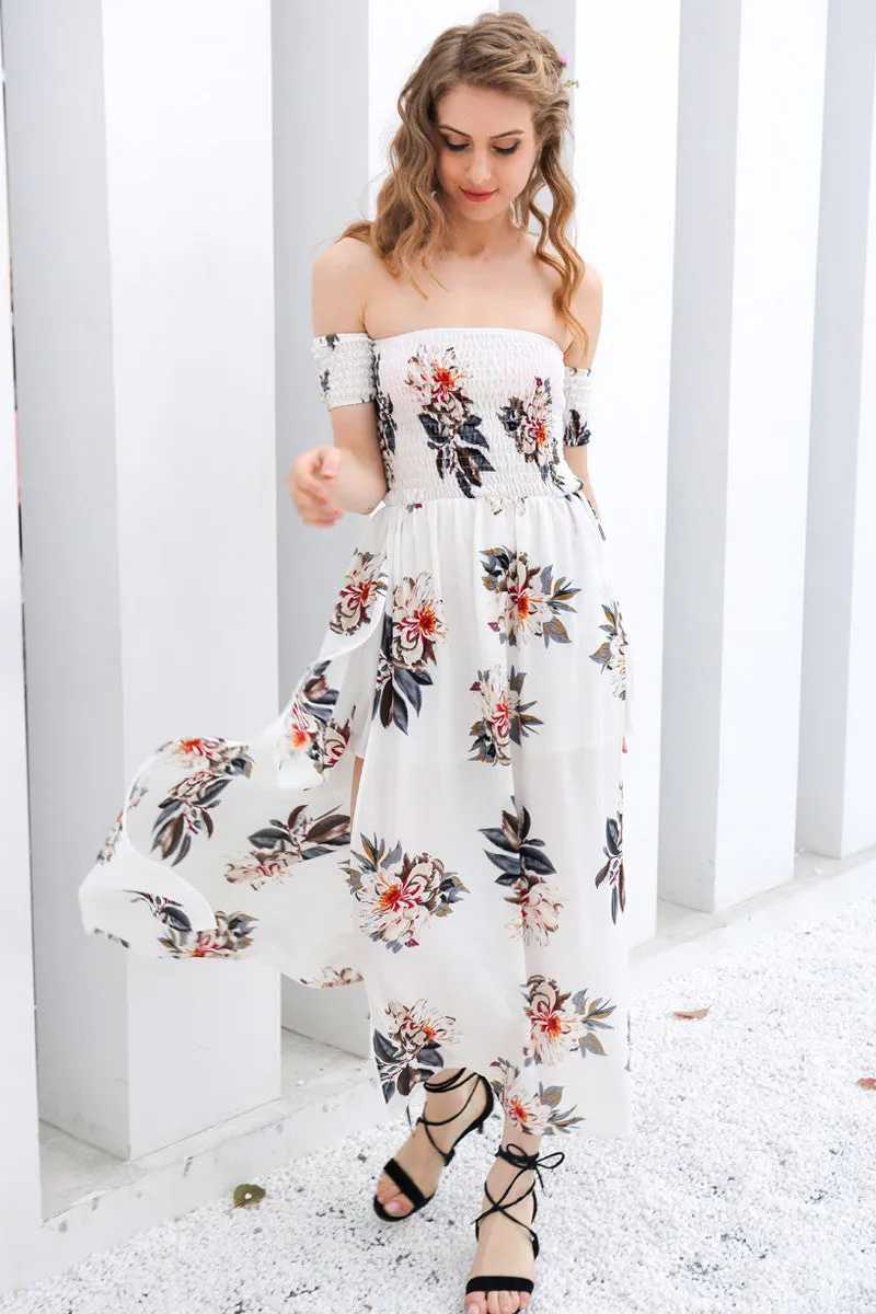 Boho Off Shoulder Summer Dress