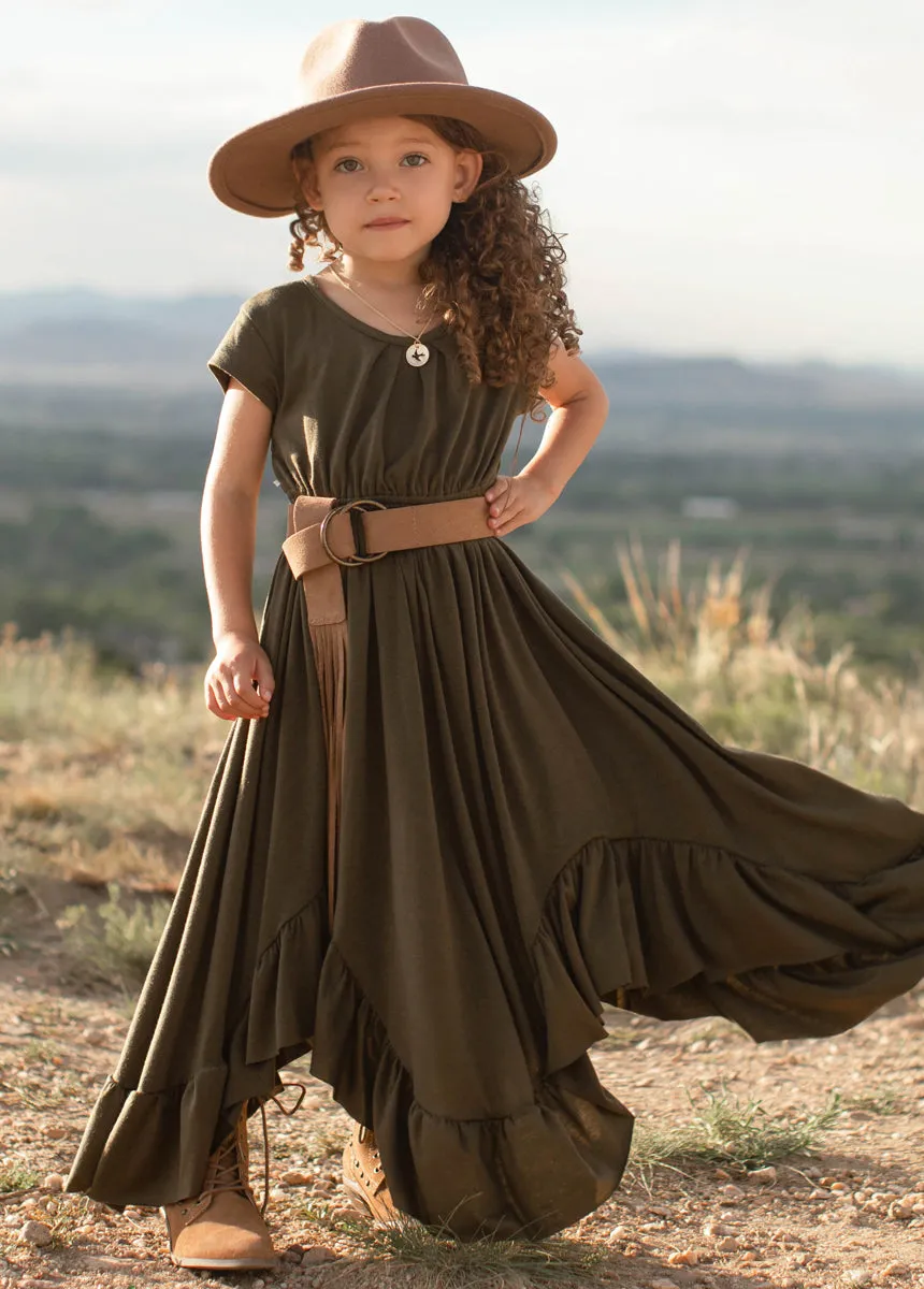 Braelyn Dress in Olive