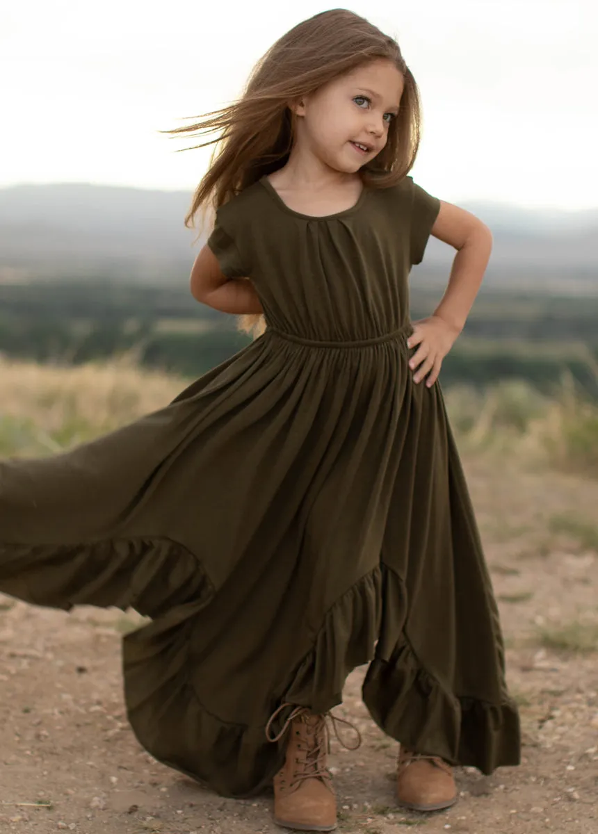 Braelyn Dress in Olive