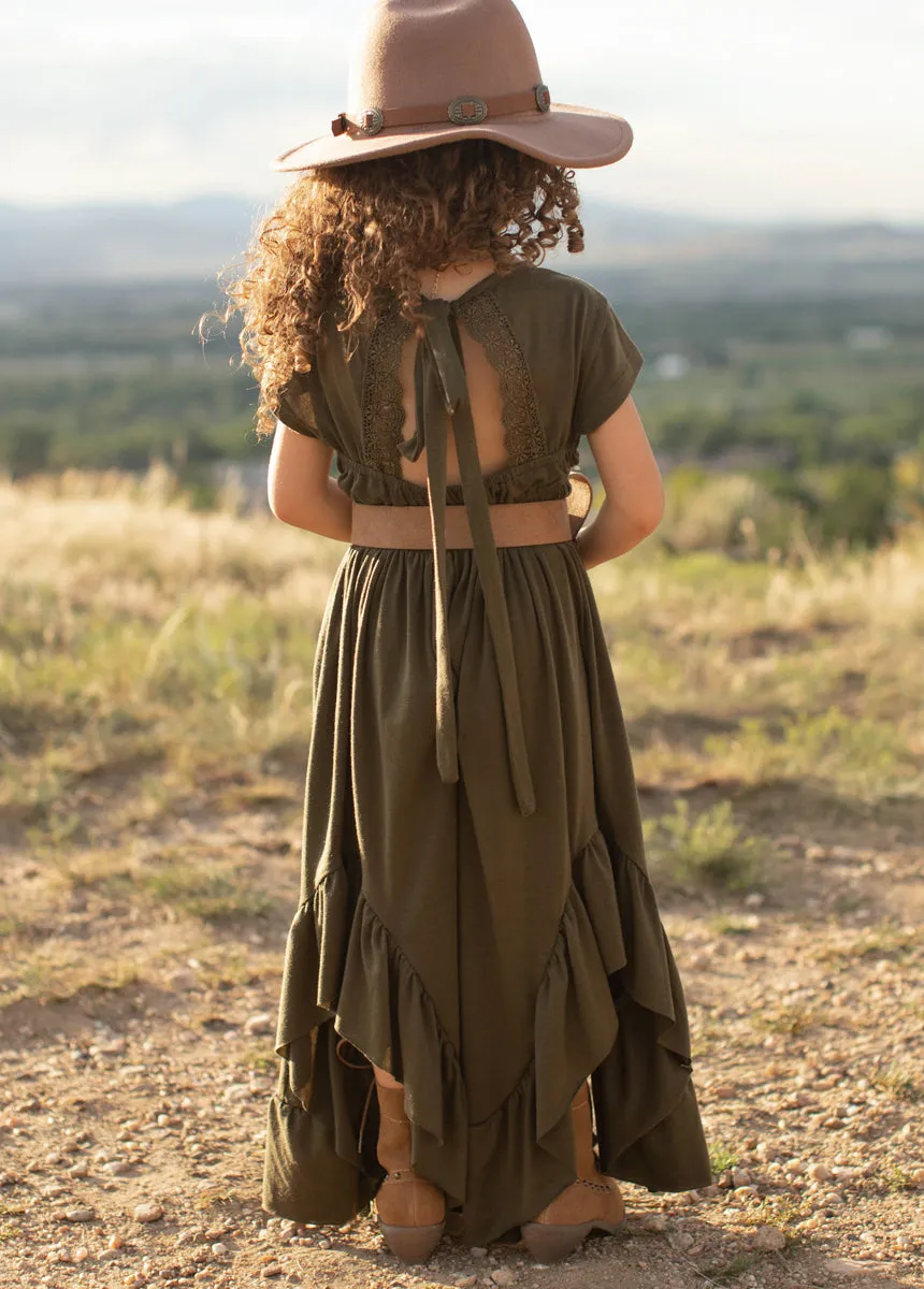 Braelyn Dress in Olive