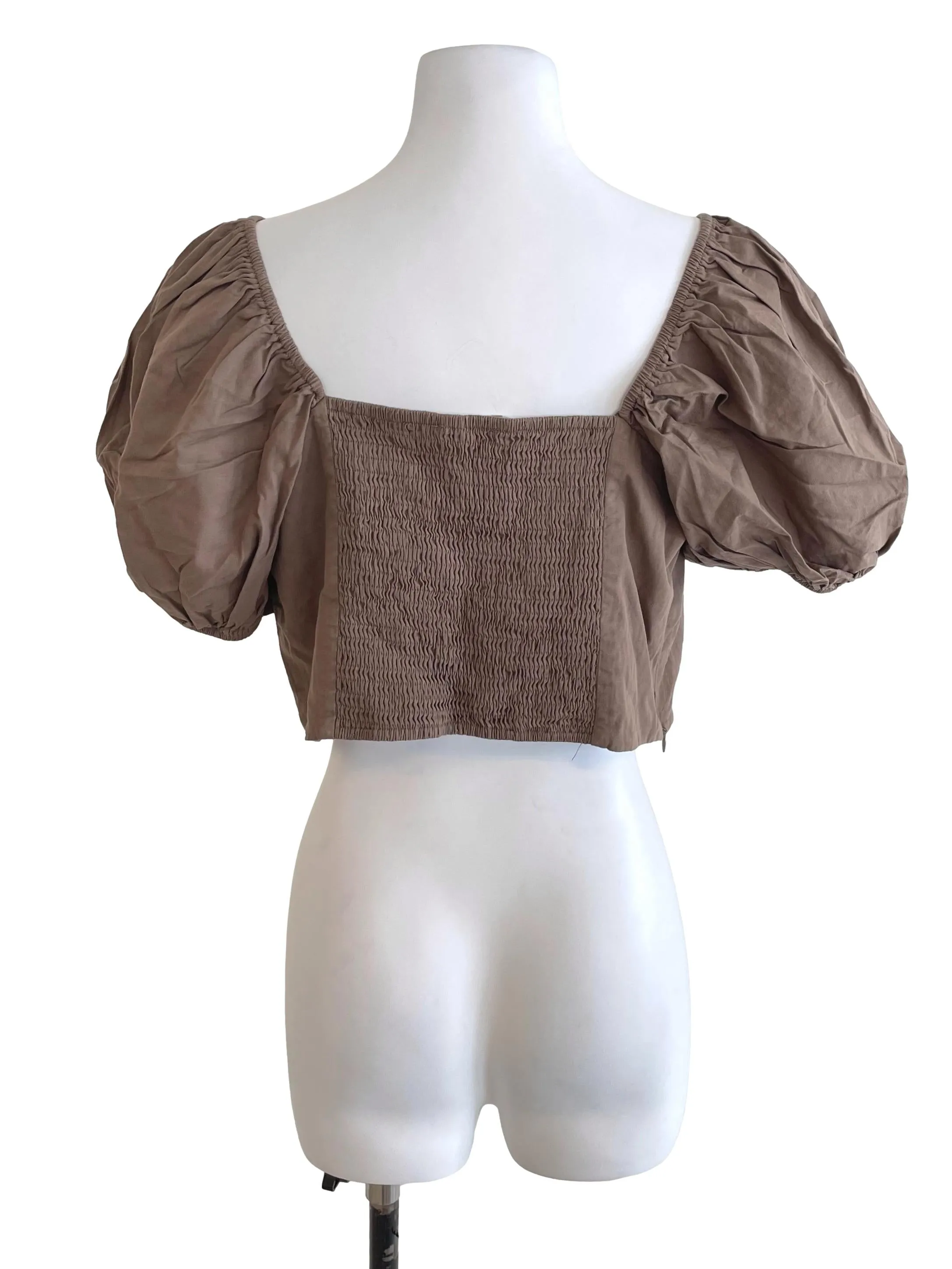 Brown Sweetheart Top
