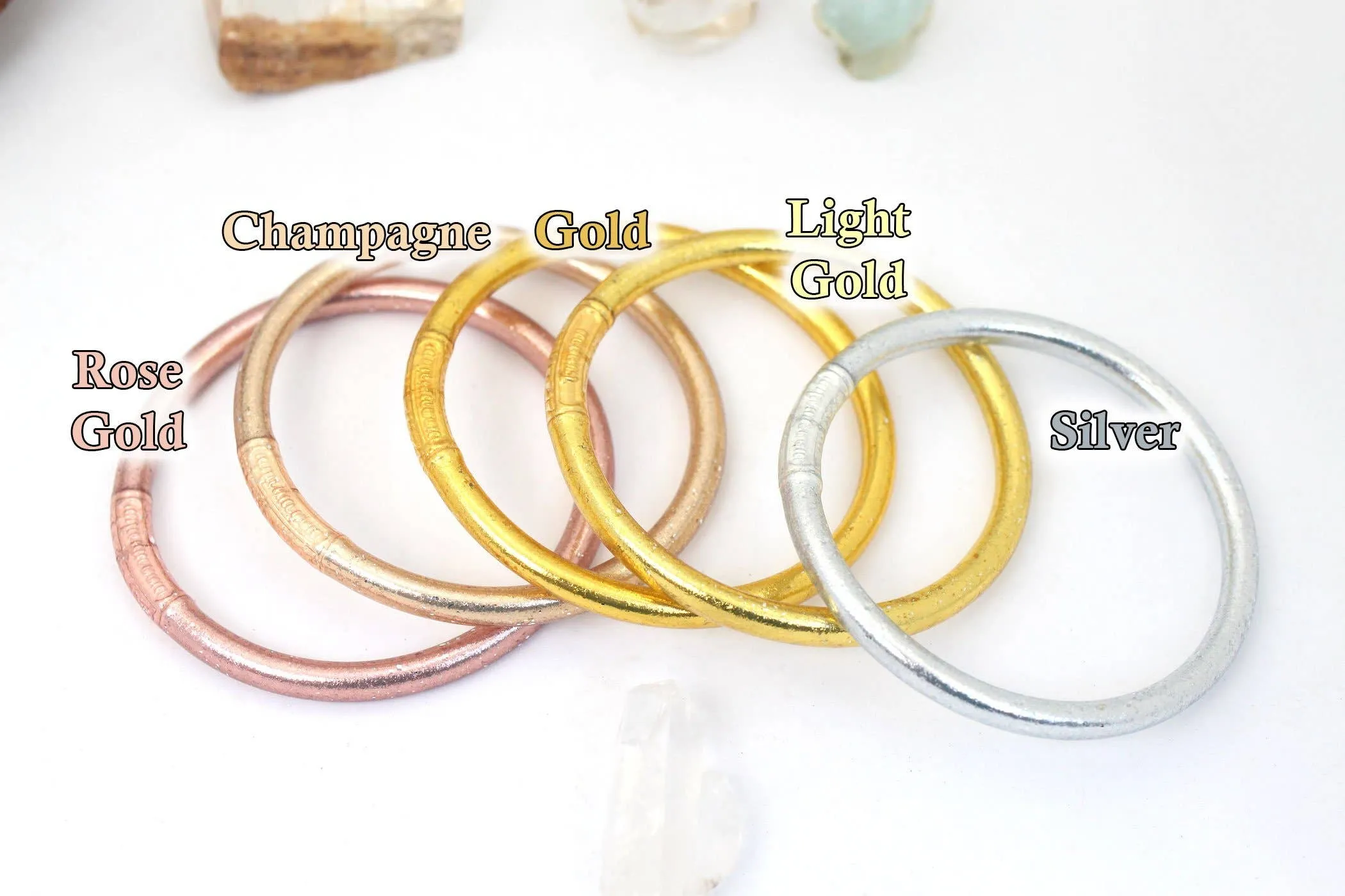 Buddha Bracelets, Mantra Bangle Gold & Metals