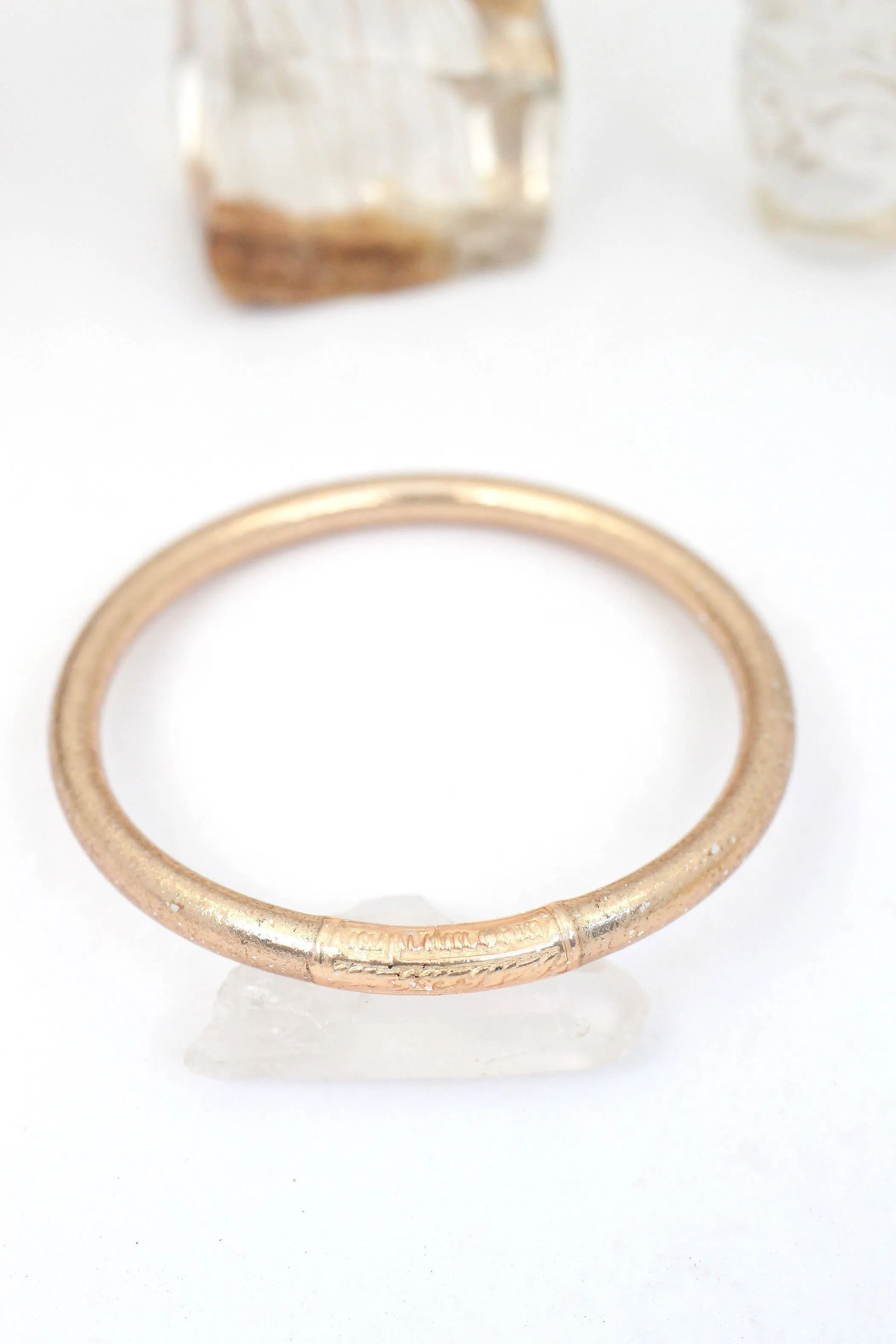 Buddha Bracelets, Mantra Bangle Gold & Metals
