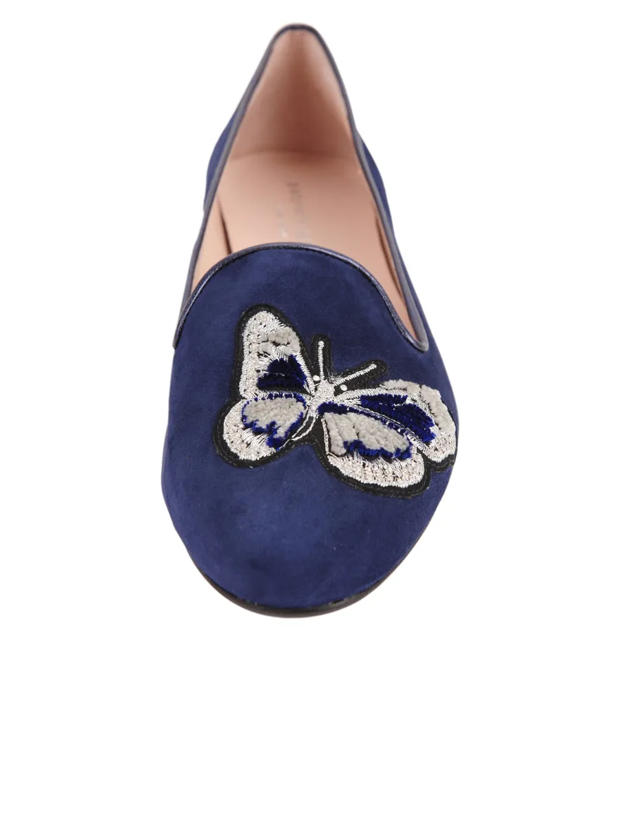Butterfly Smoking Slipper Flat