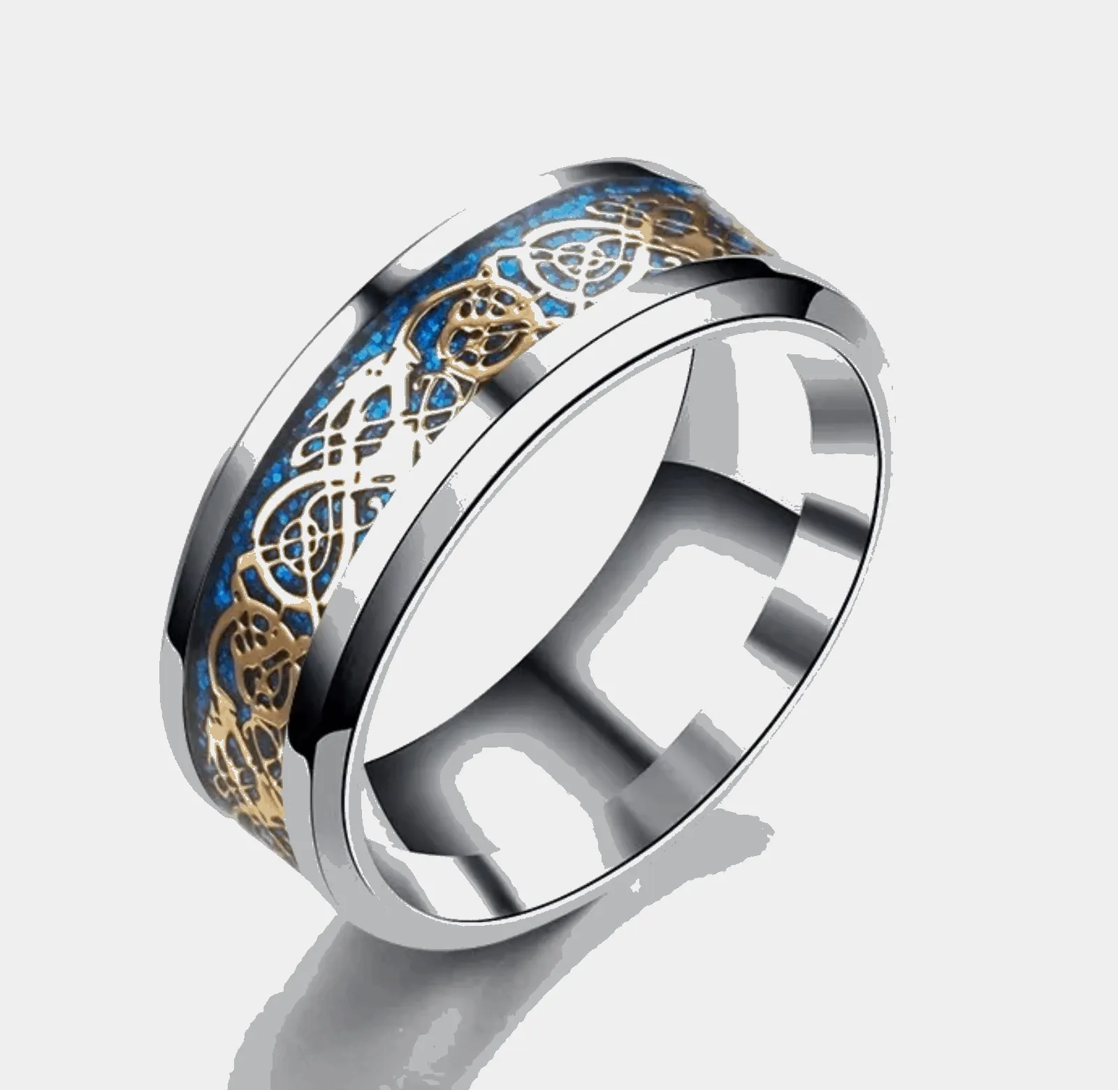 Buy 8mm Engraved Men's Titanium Rings - Durable & Stylish