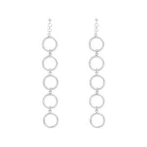 Camelia Earrings - Silver