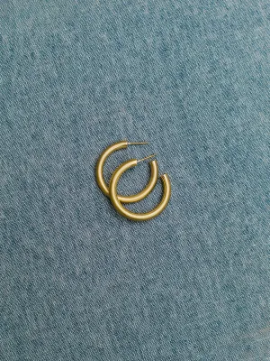 Cameron Gold Hoop Earrings