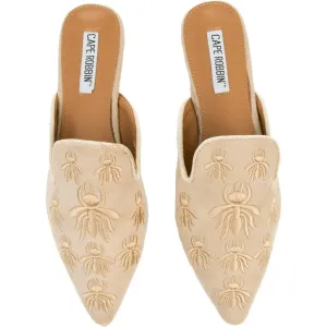 Cape Robbin Cell-18 Beige Mules Nude