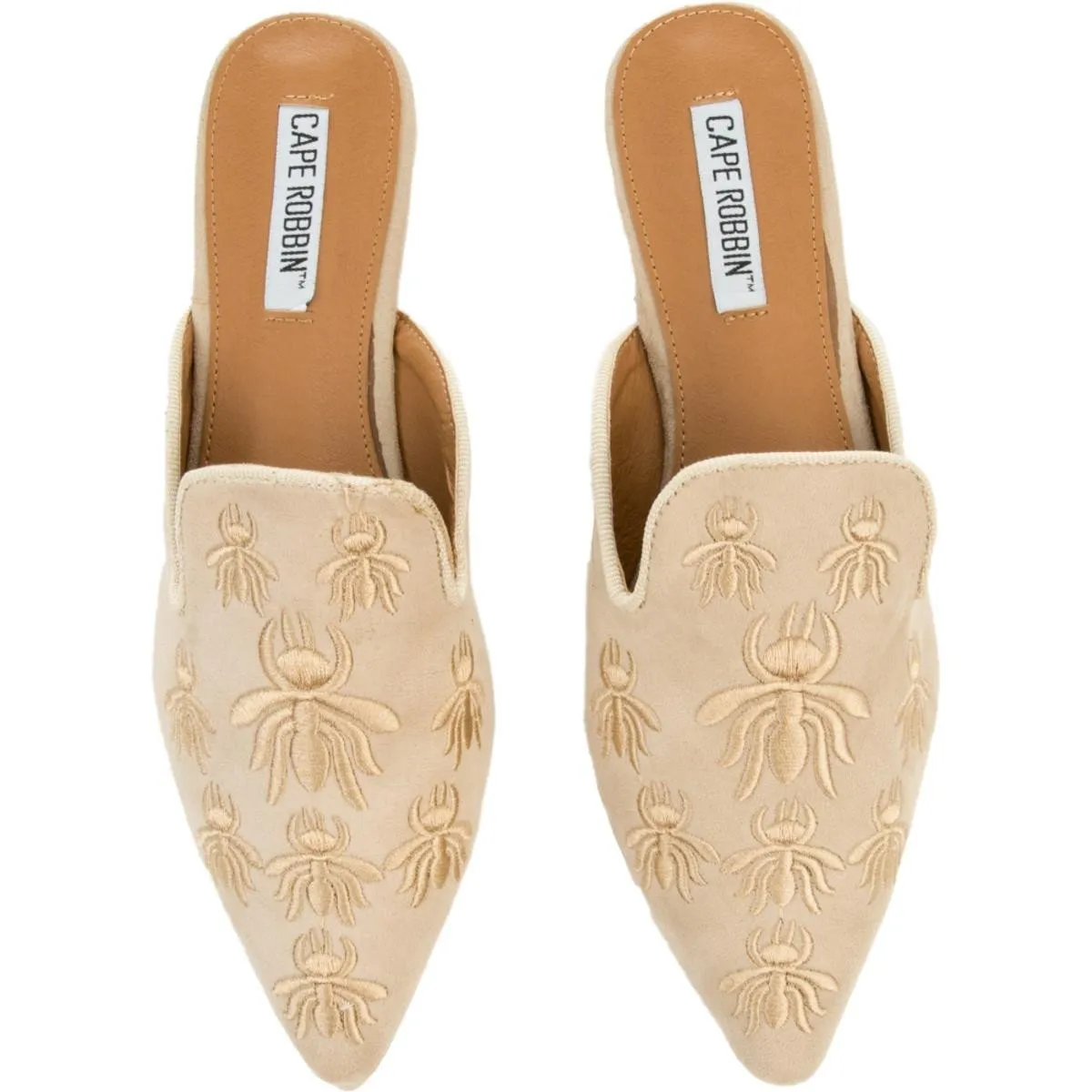 Cape Robbin Cell-18 Beige Mules Nude
