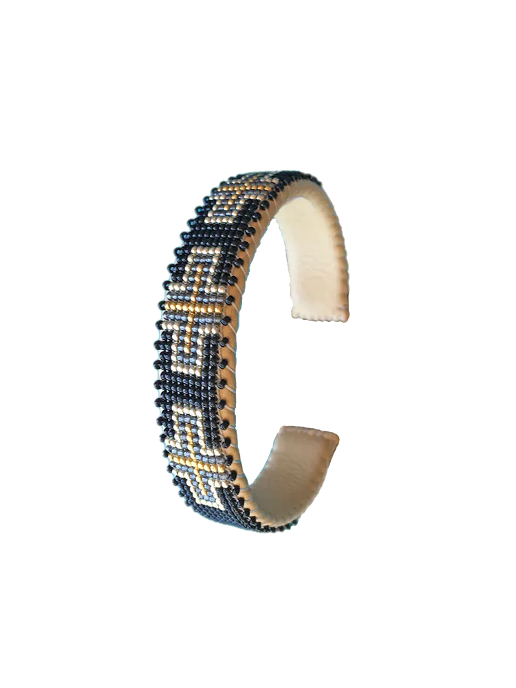 Cara Etkie Glass Bead Cuff