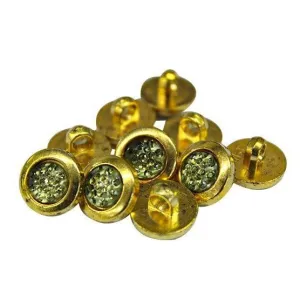 Carded Buttons Gold