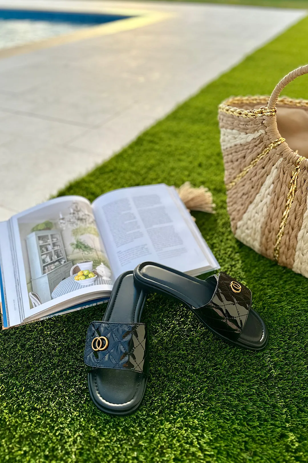 Carie Quilted Sandals