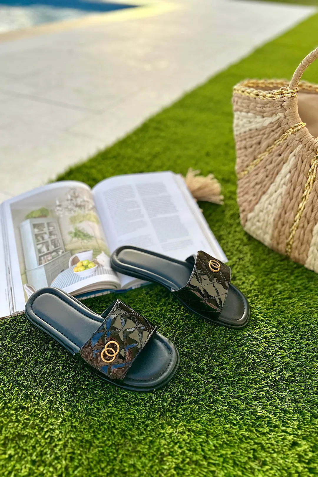Carie Quilted Sandals