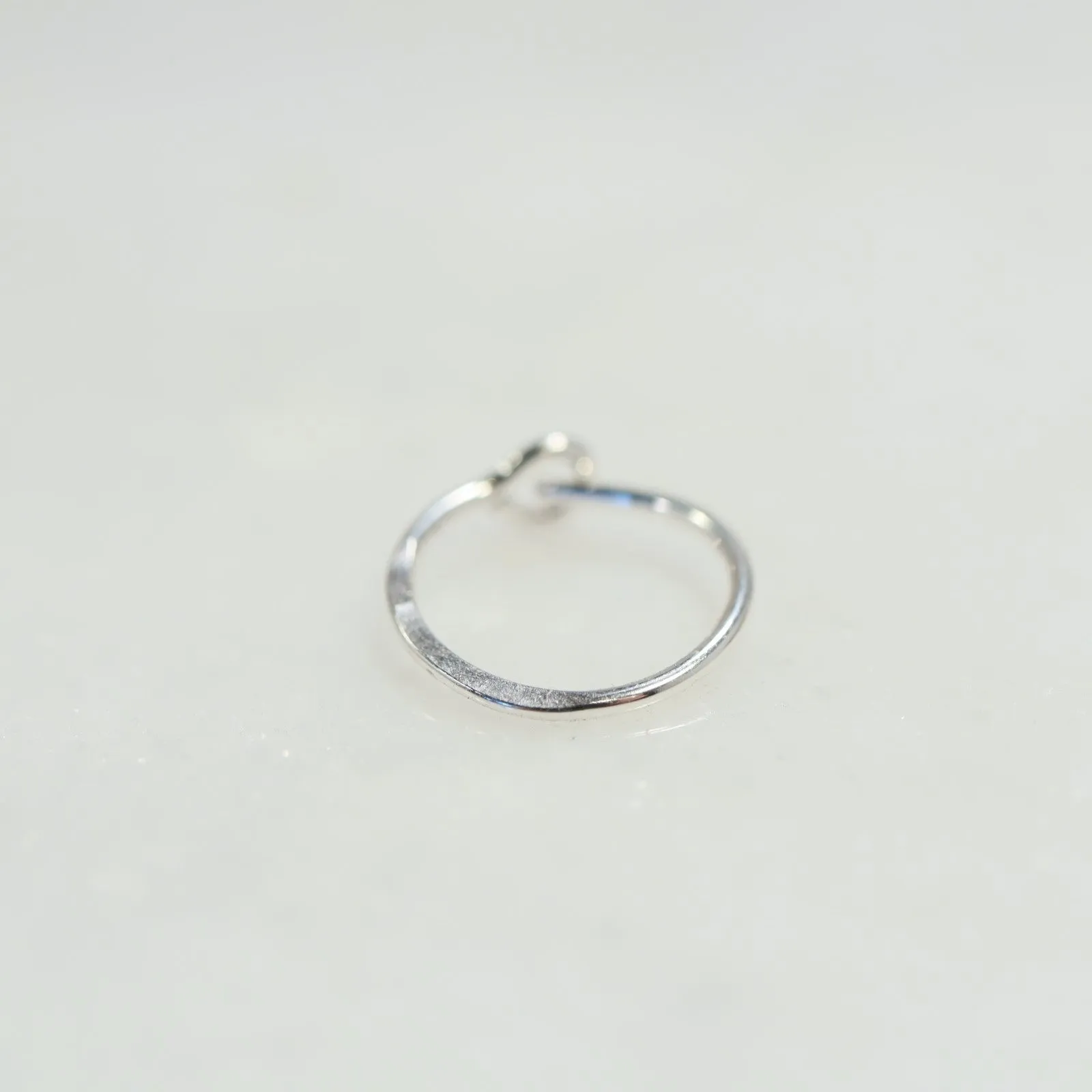 Cartilage Hoop Earring Hammered - Choose Your Diameter, Gauge, Metal