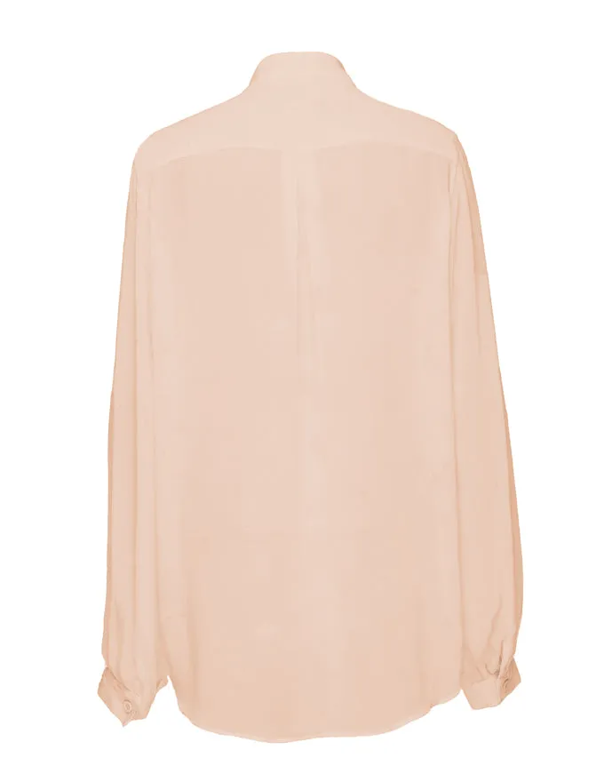 Chiffon blouse with buttons