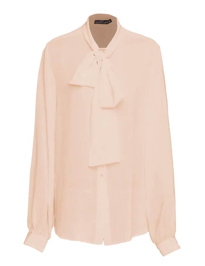 Chiffon blouse with buttons