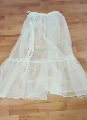 Chiffon Tulle underskirt/overskirt