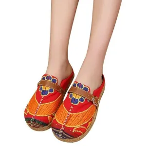 Chinese Style Traditional Women's Plus Size 36-40  Loafers