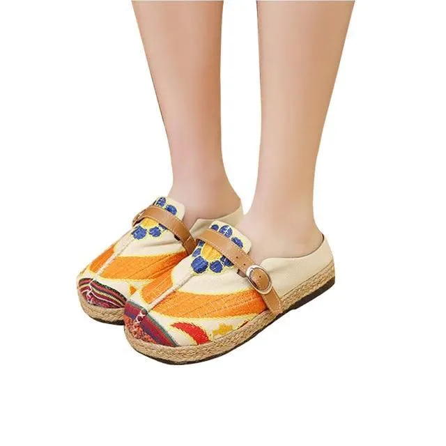 Chinese Style Traditional Women's Plus Size 36-40  Loafers