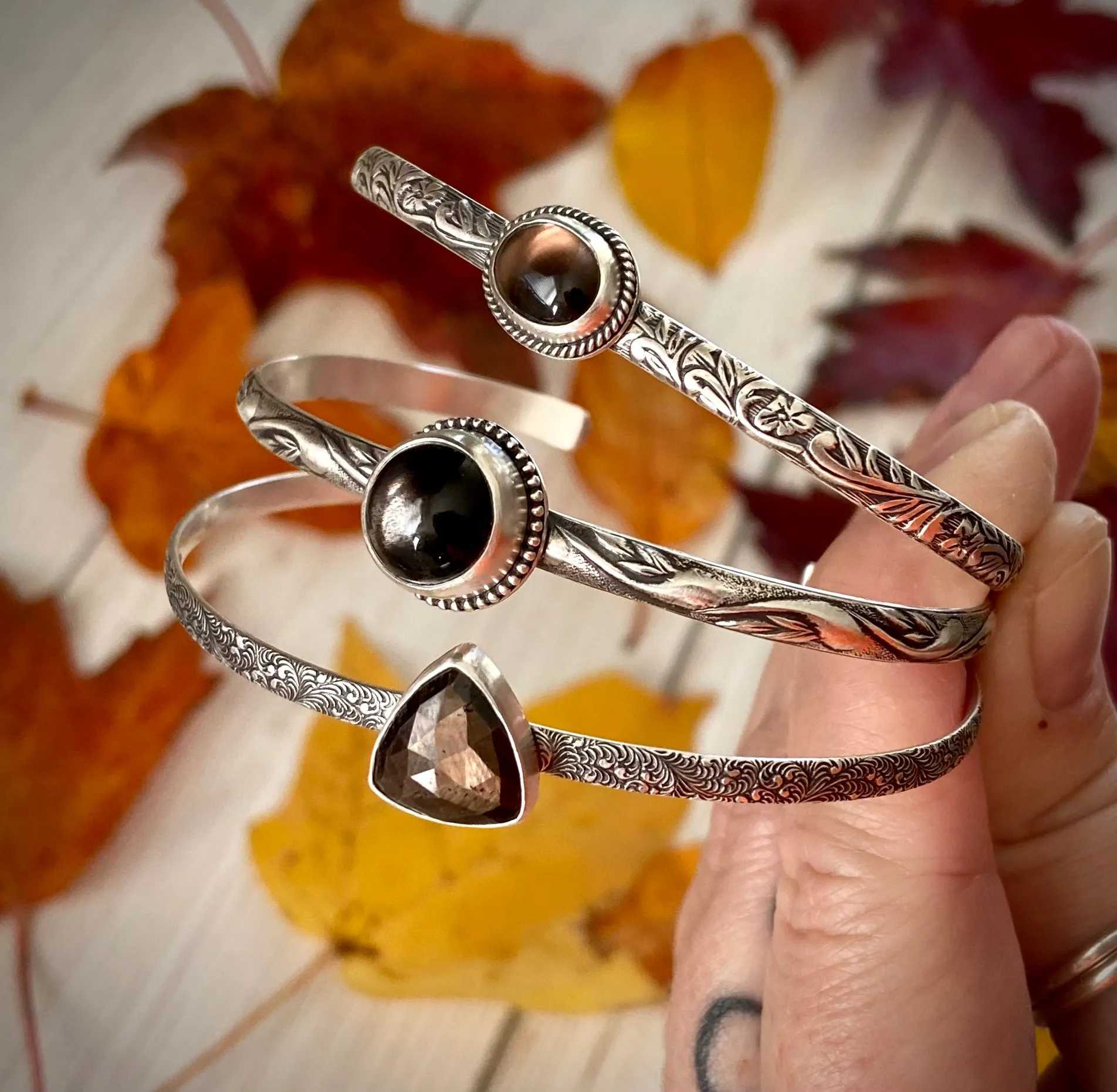 Chocolate Stacker Cuffs