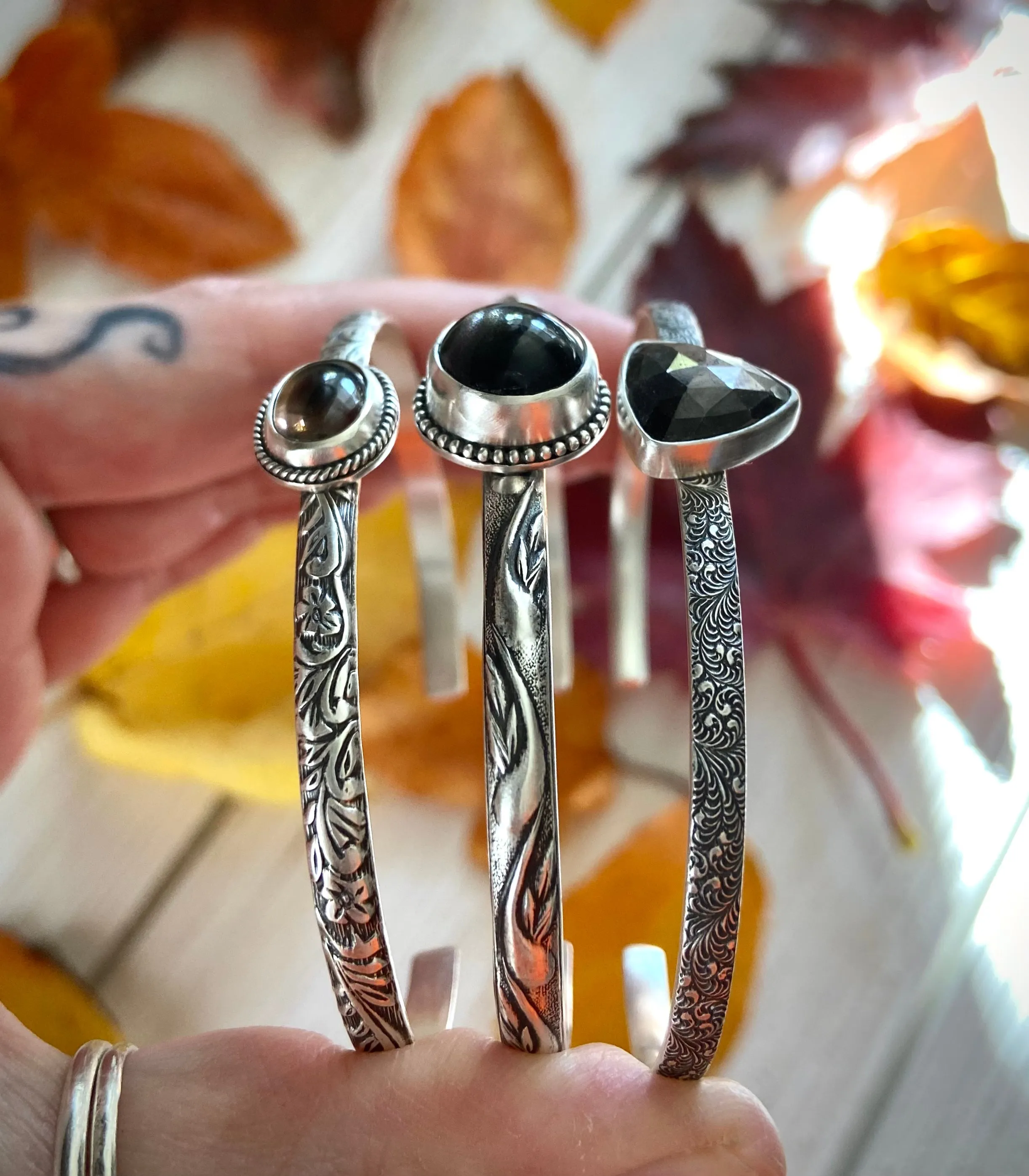 Chocolate Stacker Cuffs