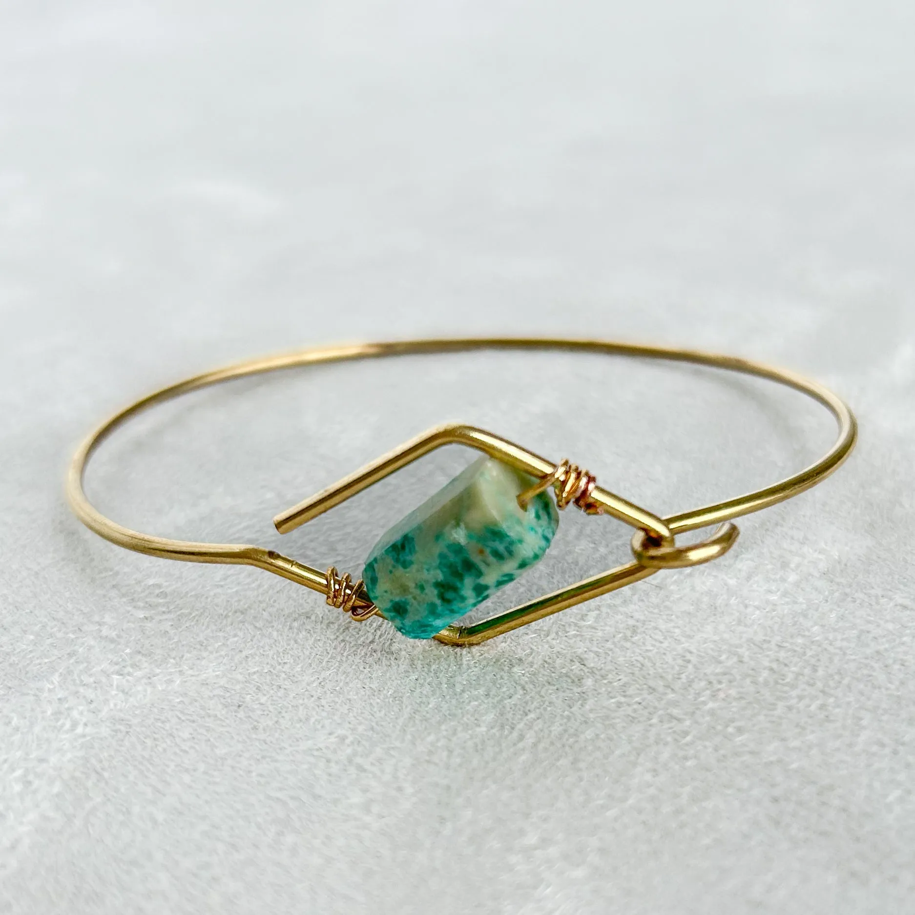 Chrysocolla Bangle