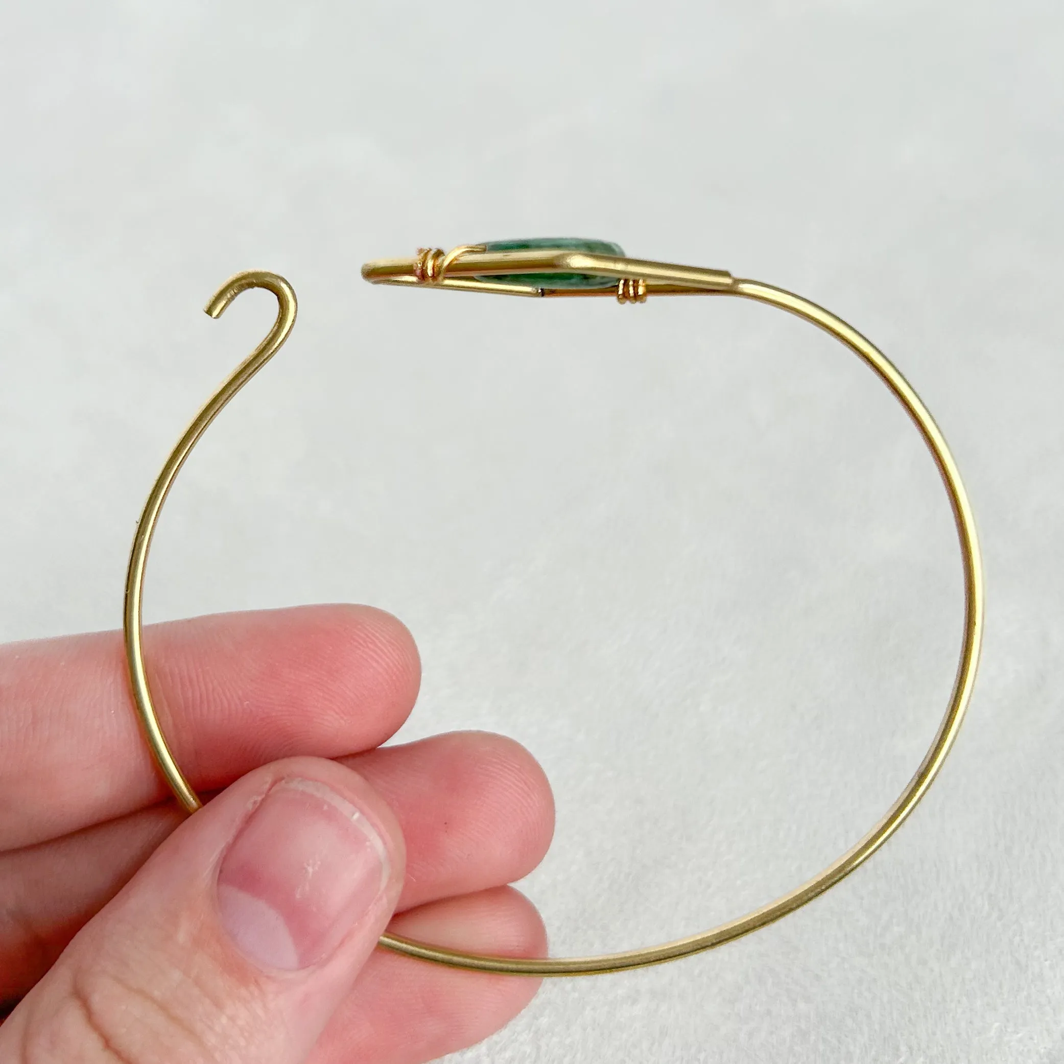 Chrysocolla Bangle