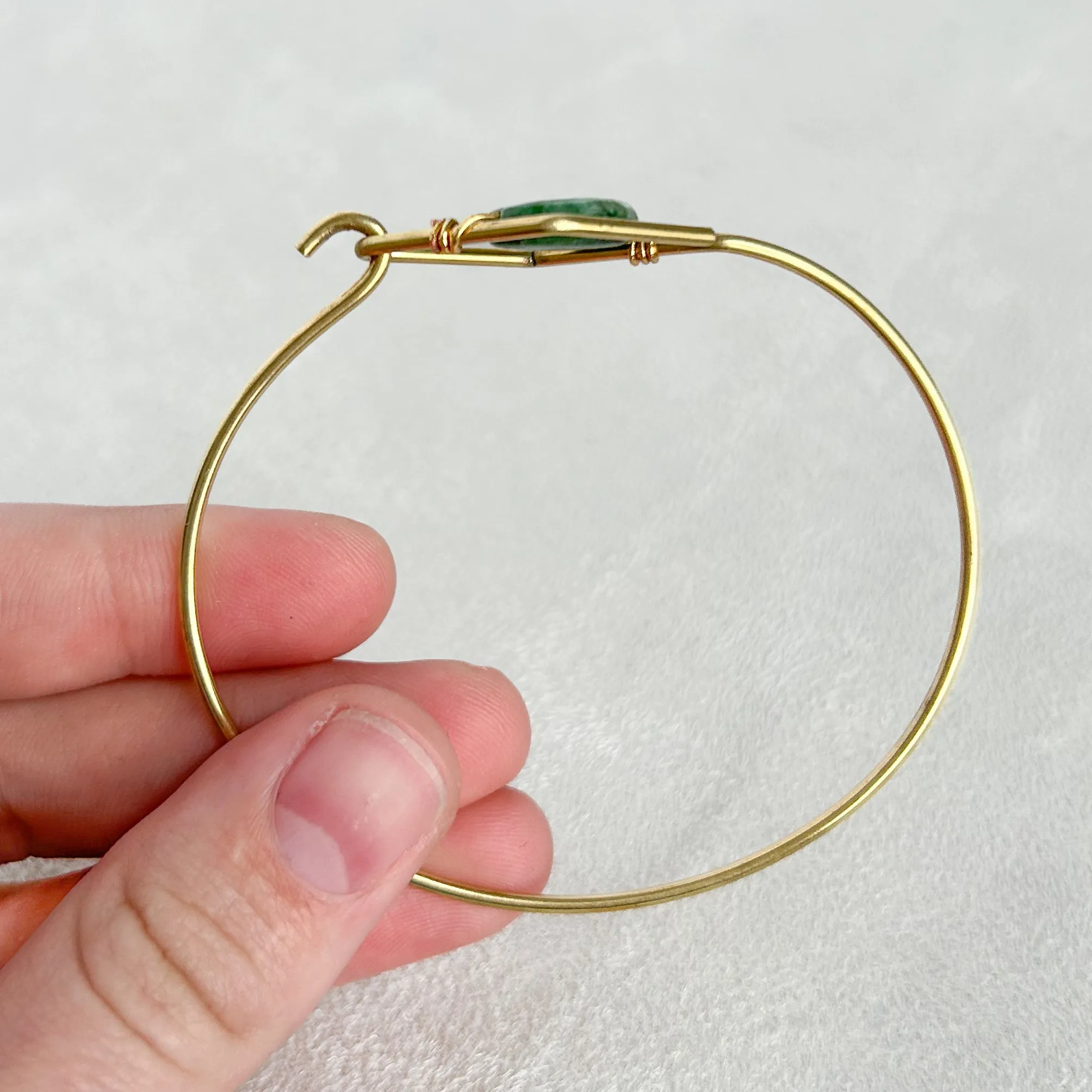 Chrysocolla Bangle