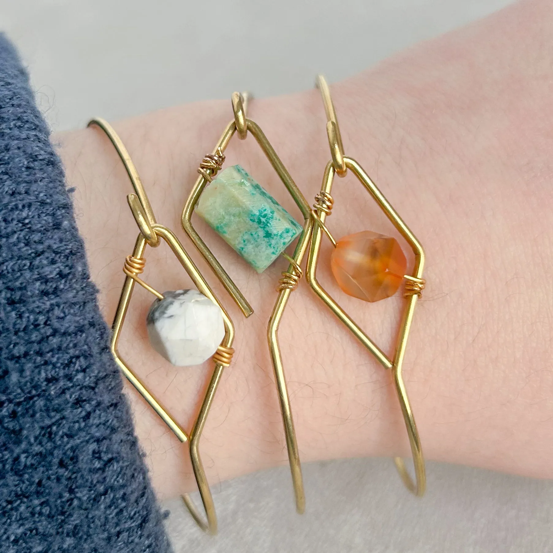Chrysocolla Bangle